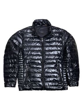 CALVIN KLEIN Premium Down Fill Shiny Winter Puffer Parka Jacket Coat Mens Medium